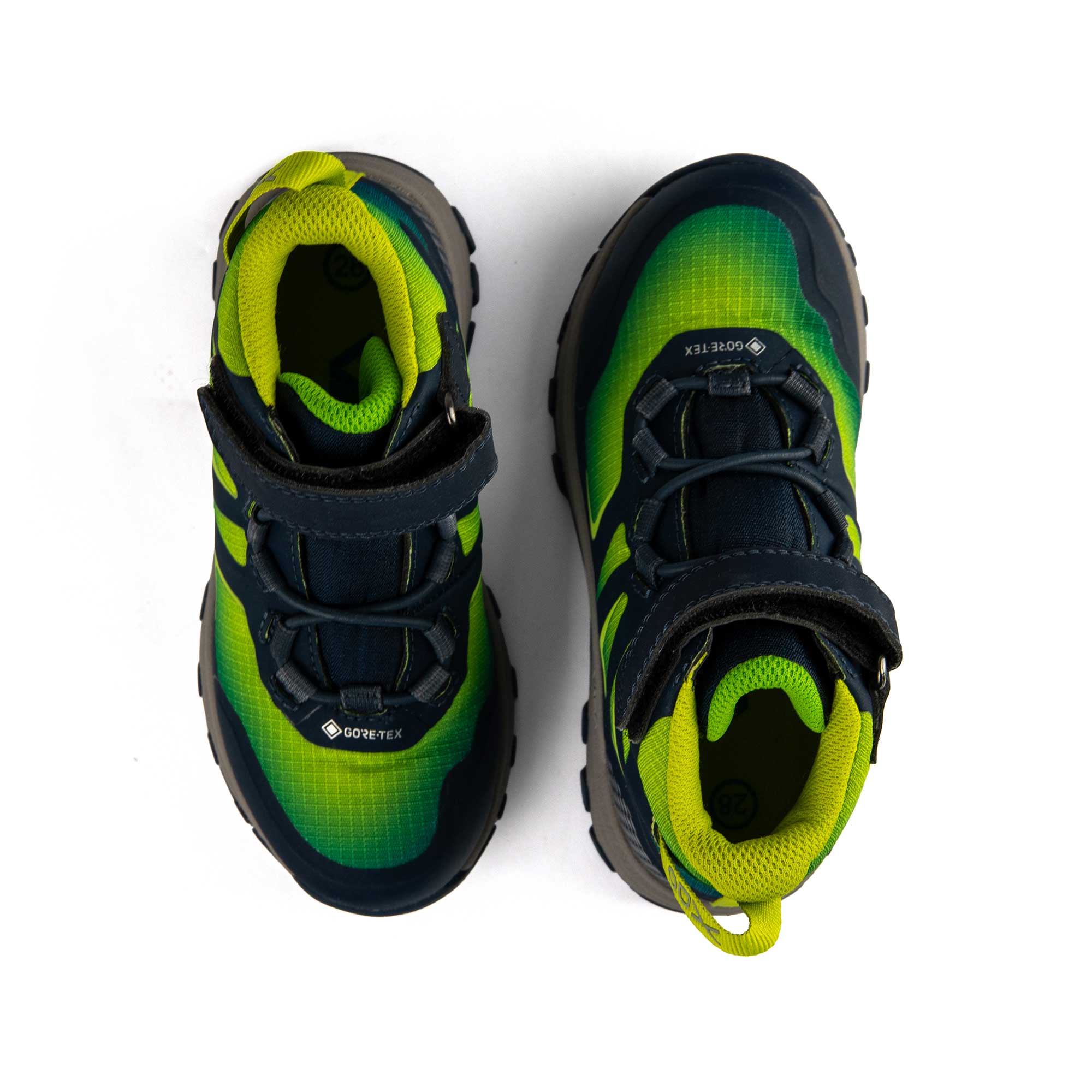 AMBULO Mid Elastic GTX - navy-lime