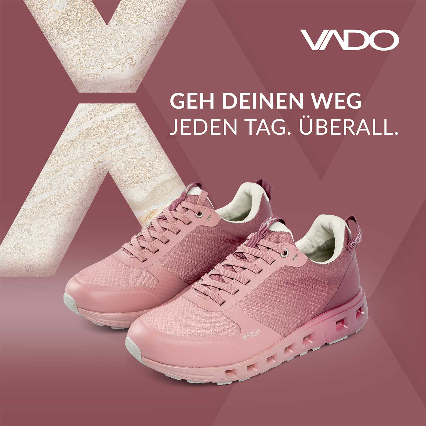 Damen Sneaker BOLD I Goretex Surround - mauve