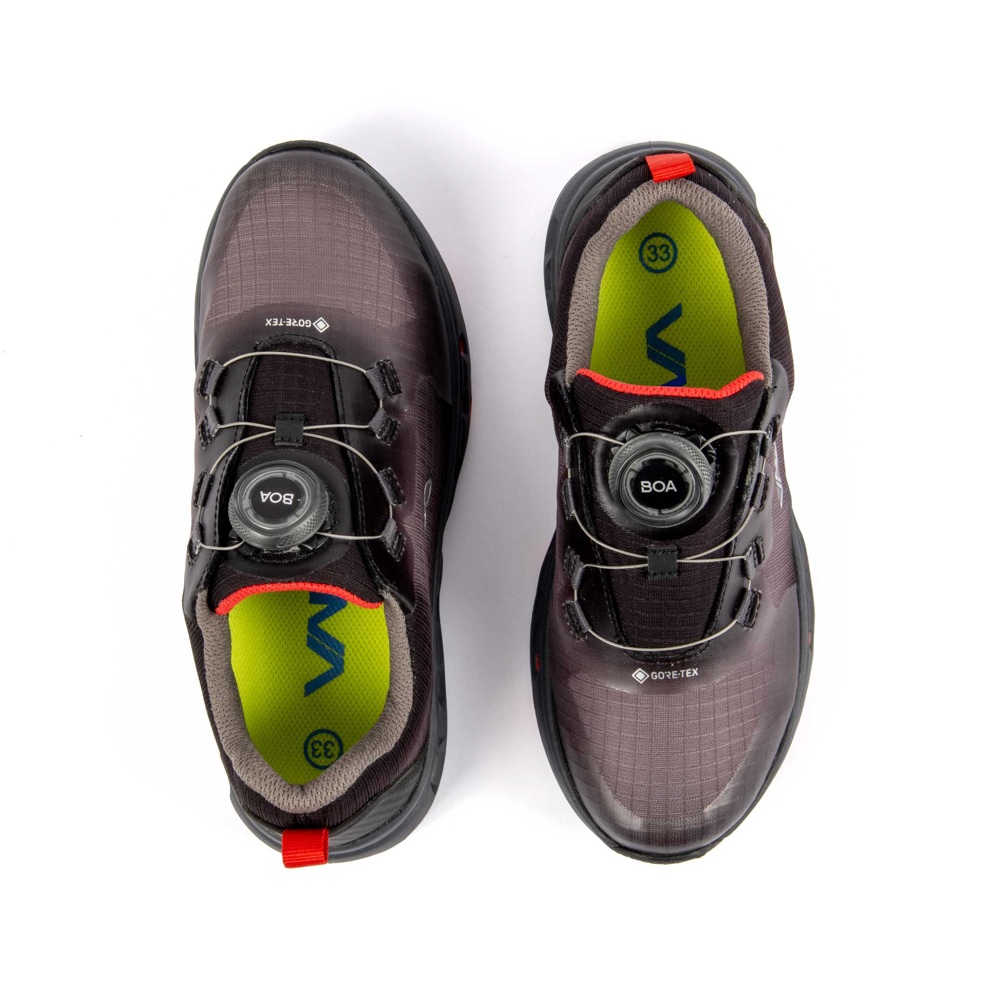 Jungen Sneaker Schwarz - VADO CHASE Low BOA-Verschluss Gore-Tex