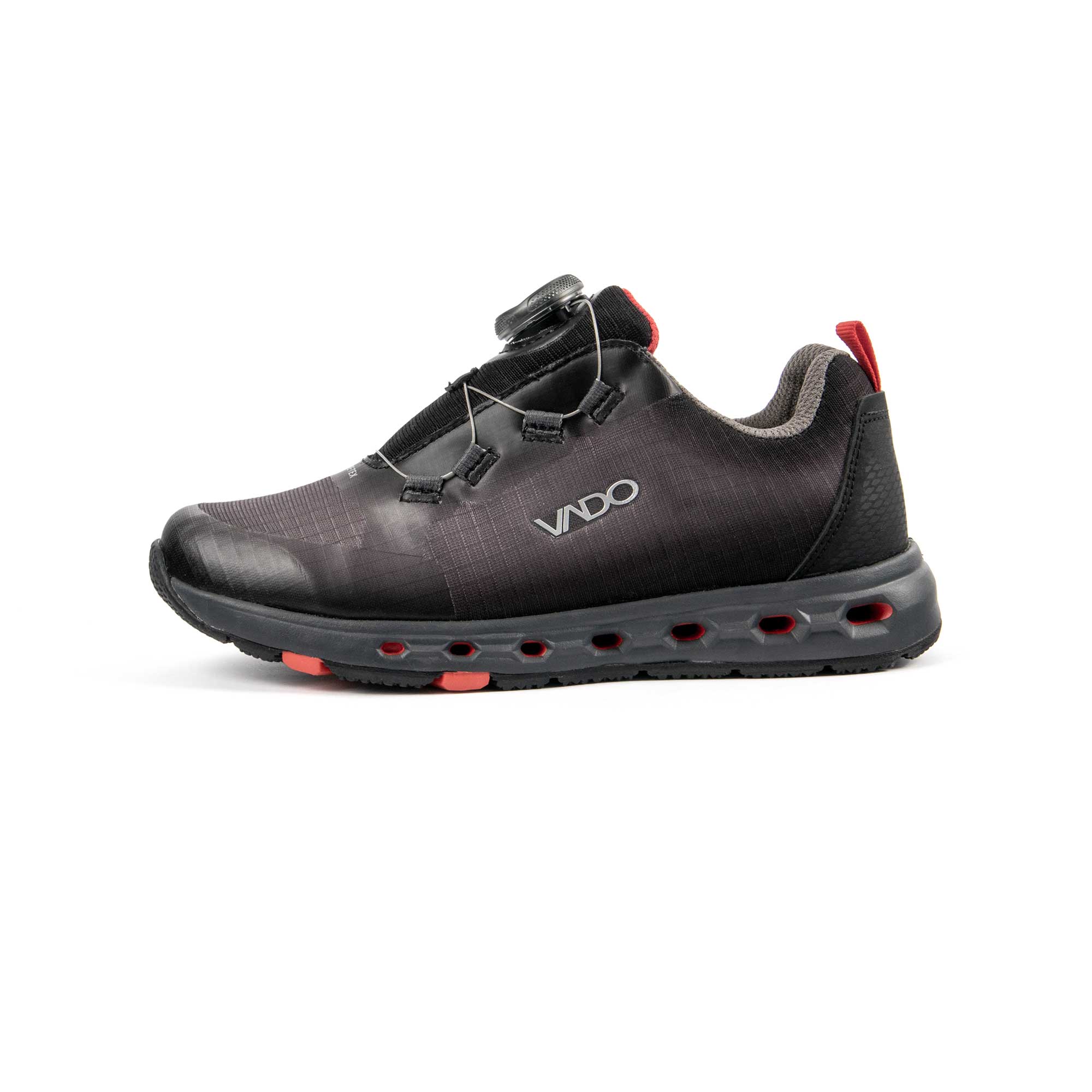Jungen Sneaker Schwarz - VADO CHASE Low BOA-Verschluss Gore-Tex