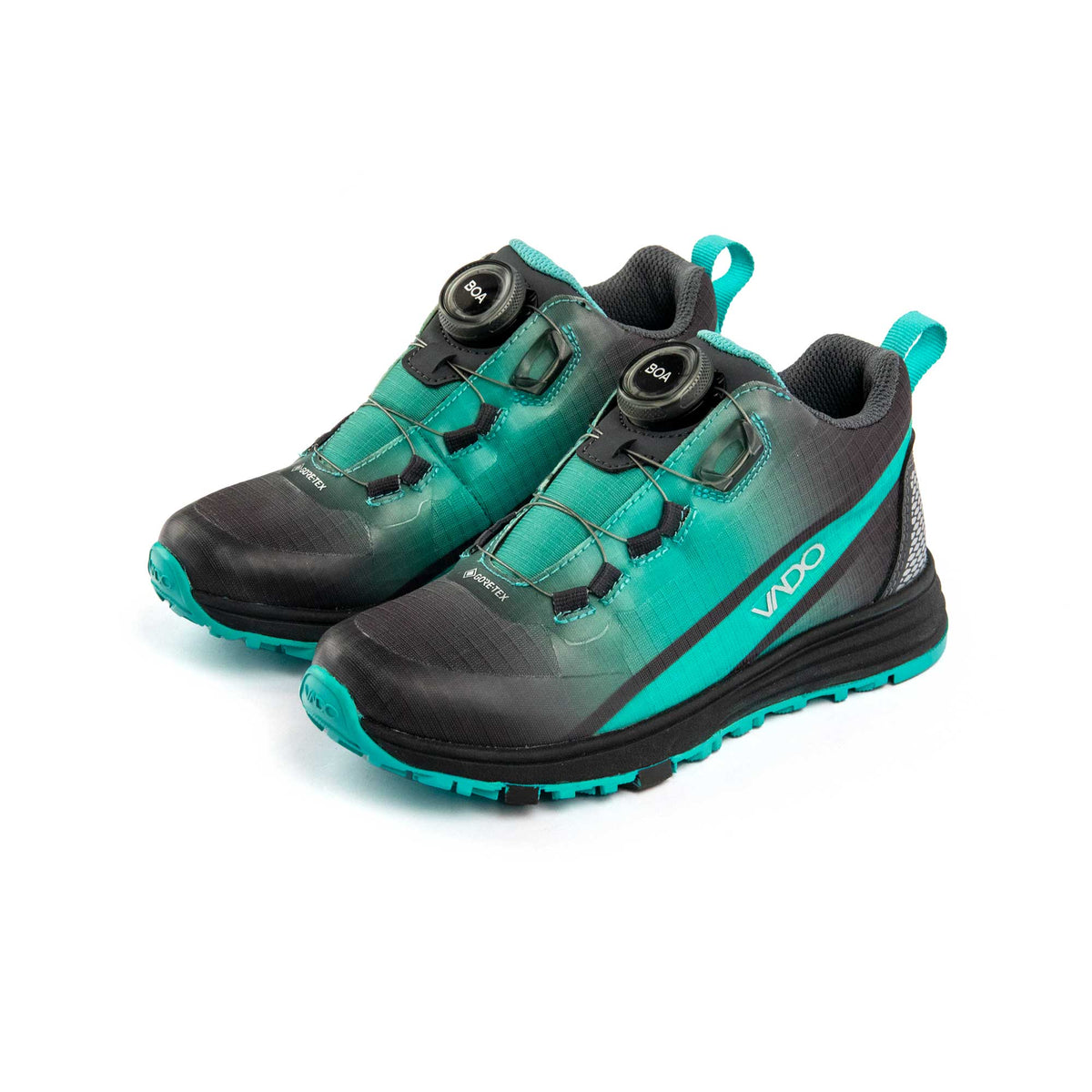 VADO SKY Mid BOA GTX - grey-turquise | VADO Shoes