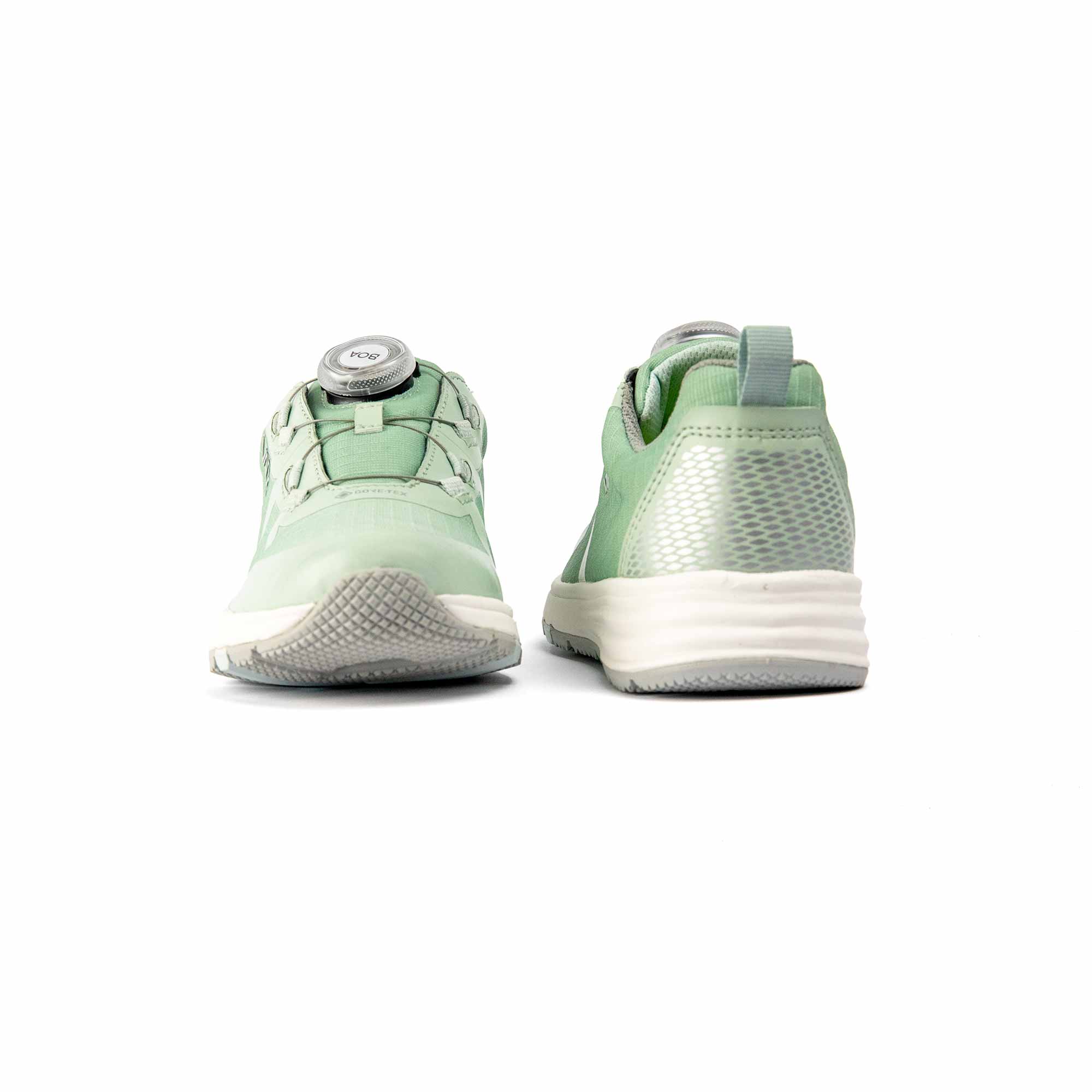 Premium Kinderschuh VADO FRESH Lo BOA GTX menta Vorder-/ Rückansicht