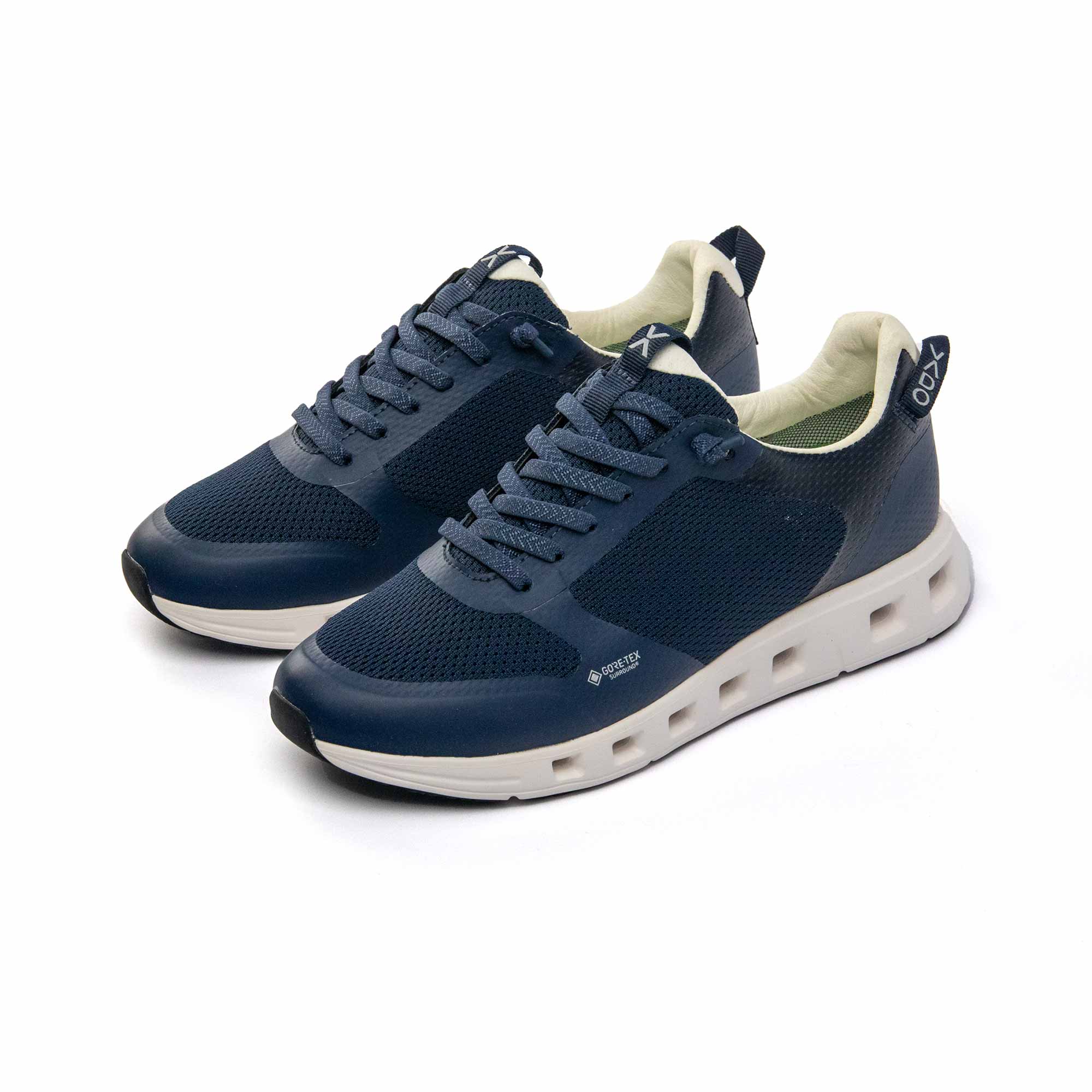 Premium Low Sneaker Damen VADO BREEZE I Gore-Tex Surround navy 45-Grad-Ansicht