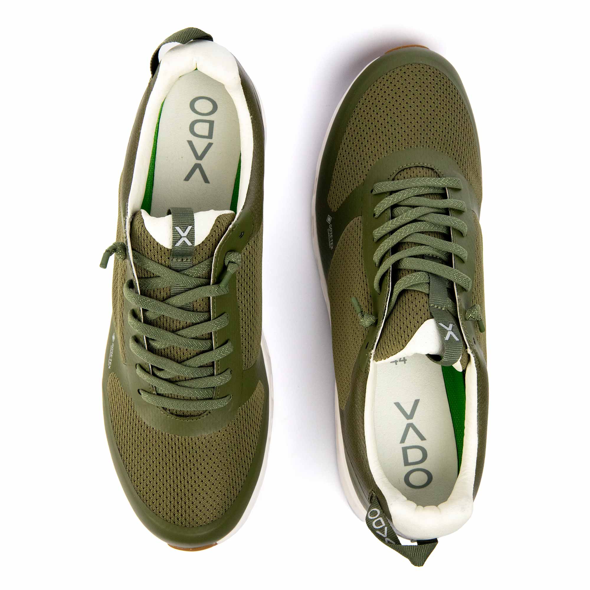 Premium Low Sneaker Herren VADO BREEZE I Gore-Tex Surround oliv Draufsicht