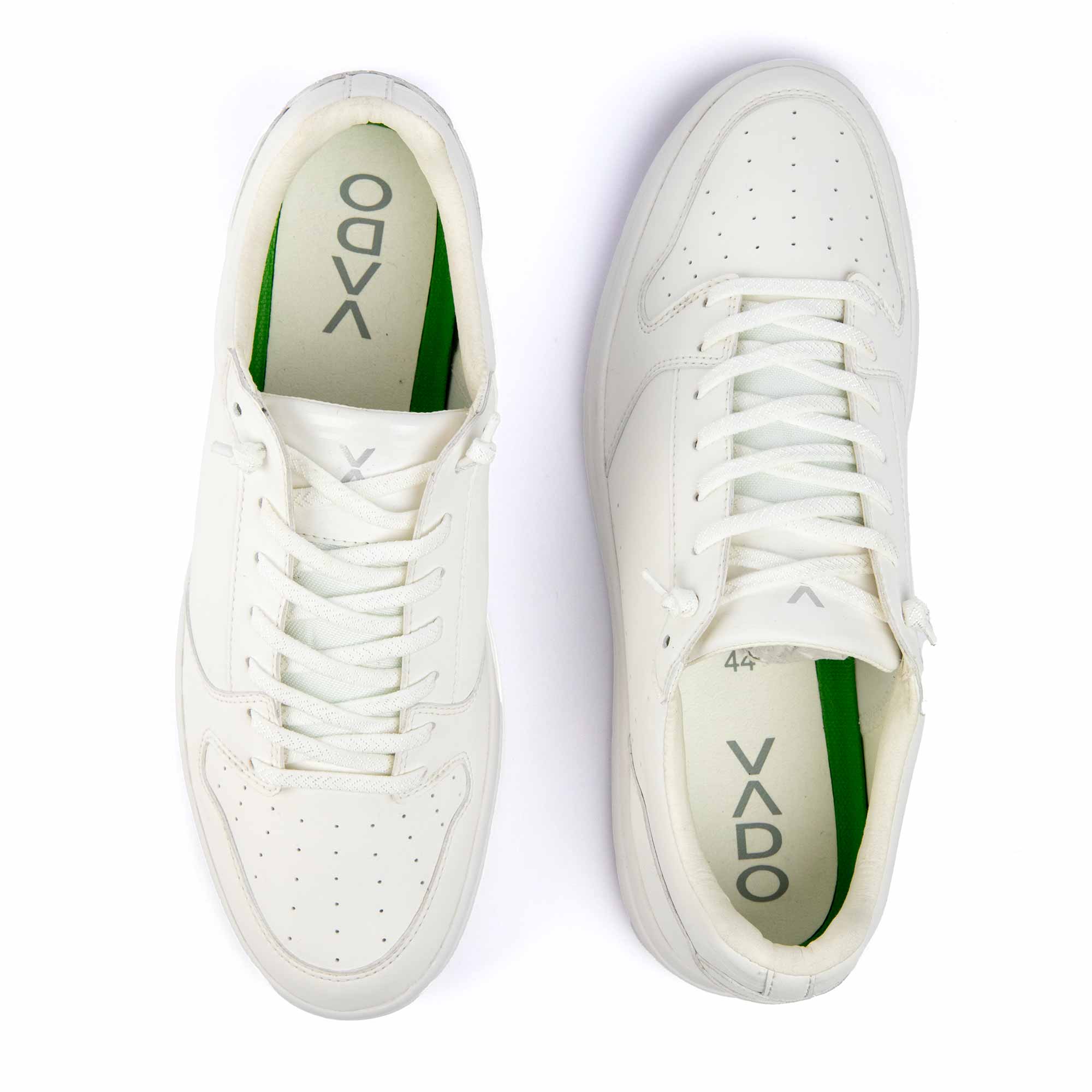 Sneaker COURT V Herren white Komfort by VADO - Draufsicht