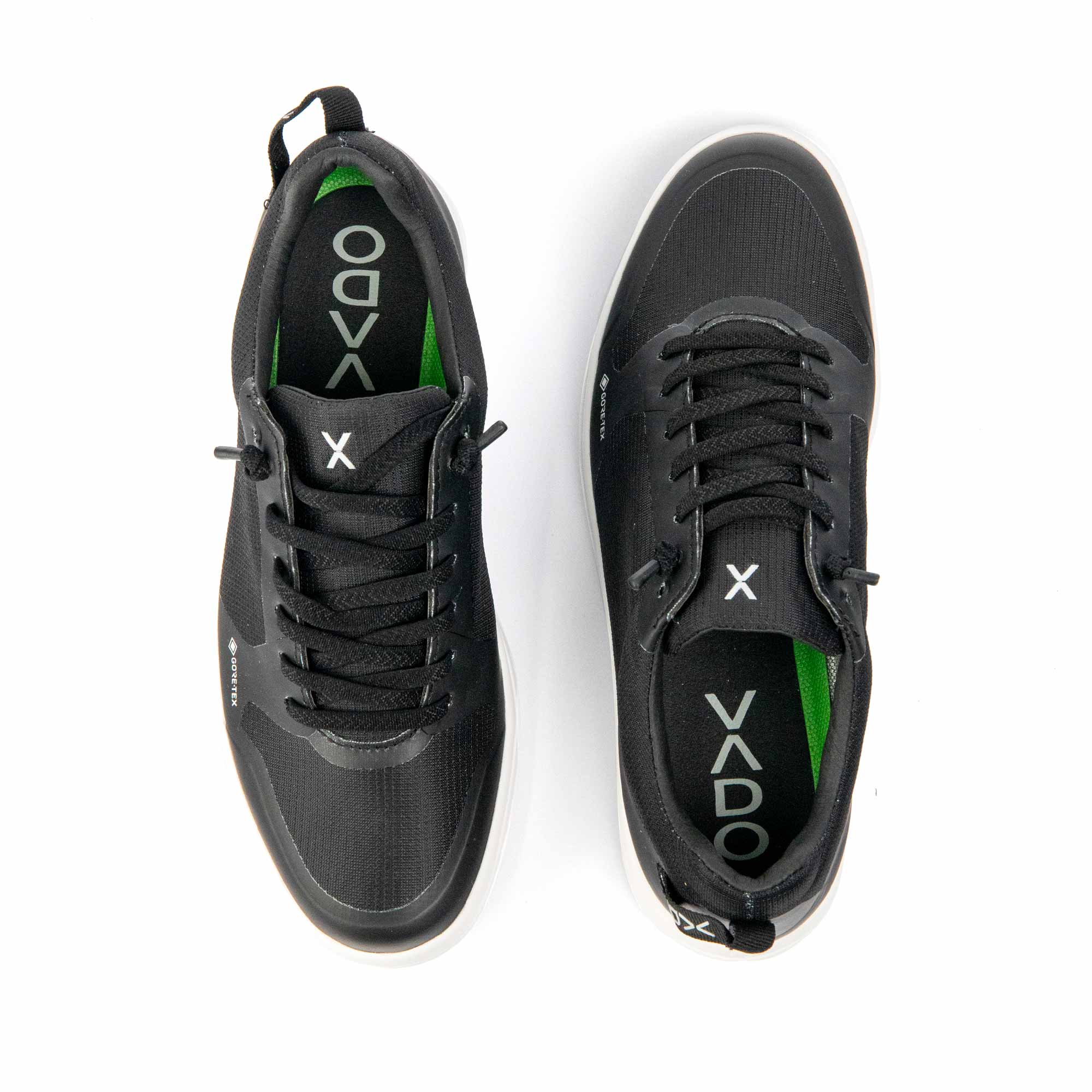 VADO Damen Sneaker COURT III Gore-Tex black Draufsicht