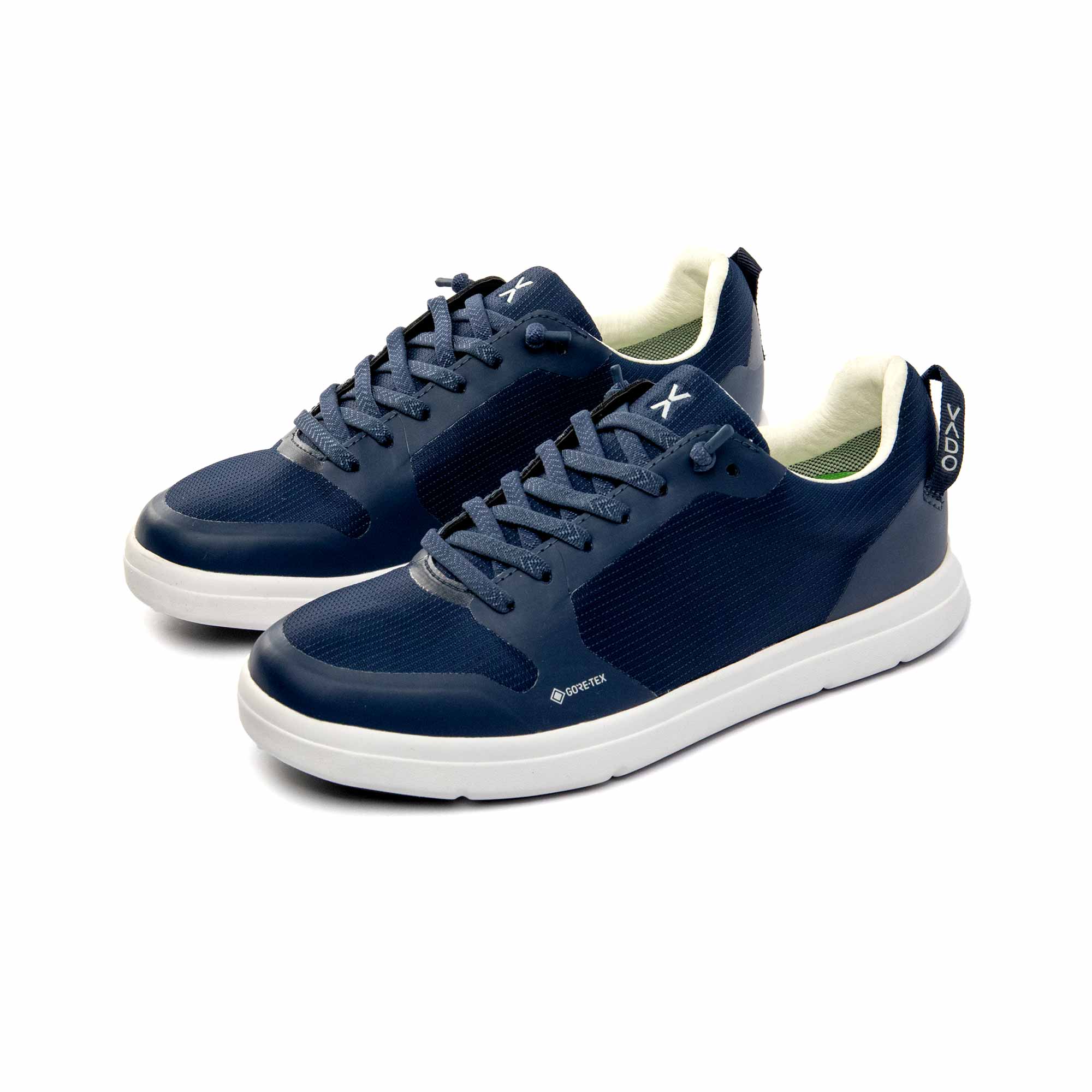 VADO Damen Sneaker COURT III Gore-Tex navy 45-Grad-Ansicht