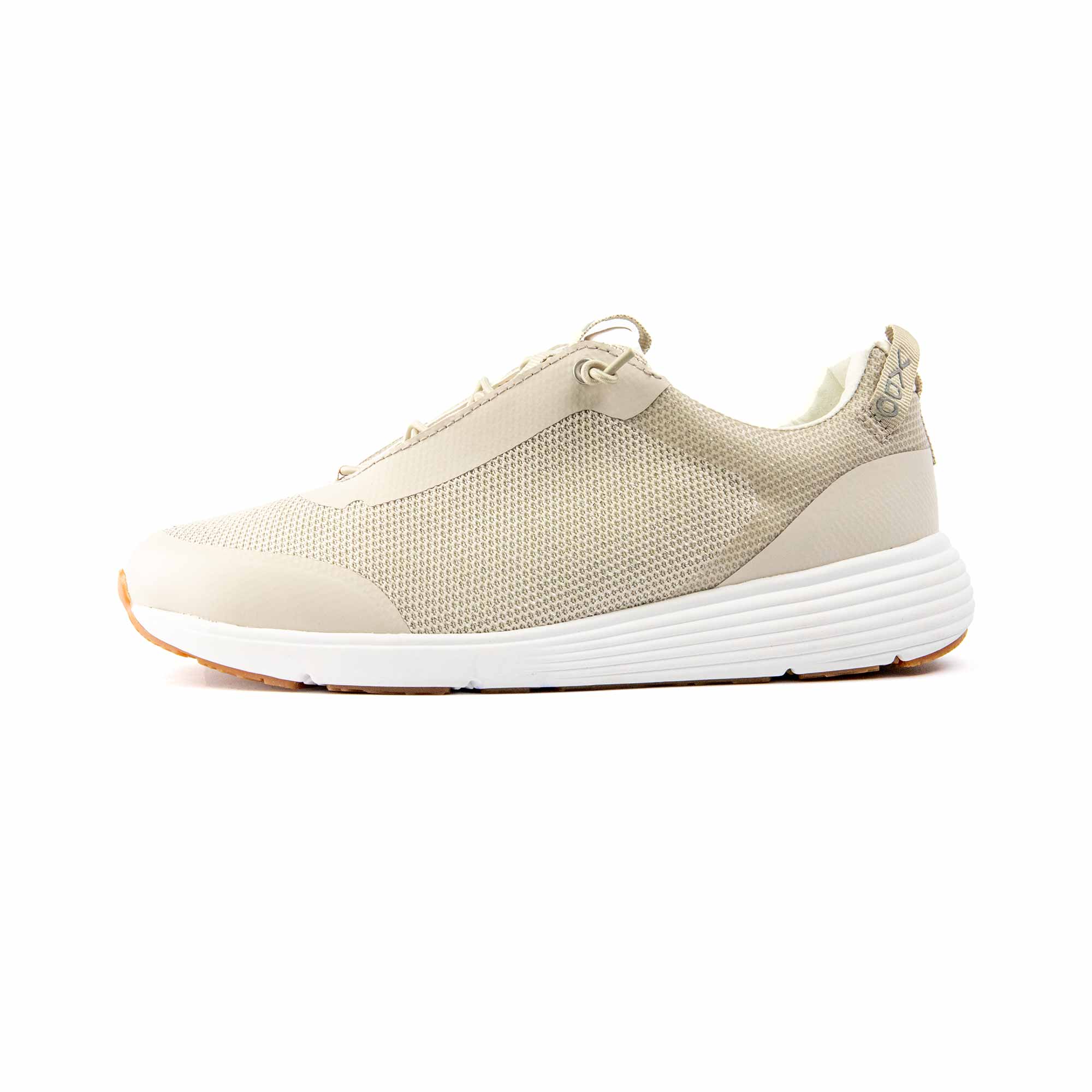 VADO Damen Sneaker TRAINER II beige lurex Seitenansicht