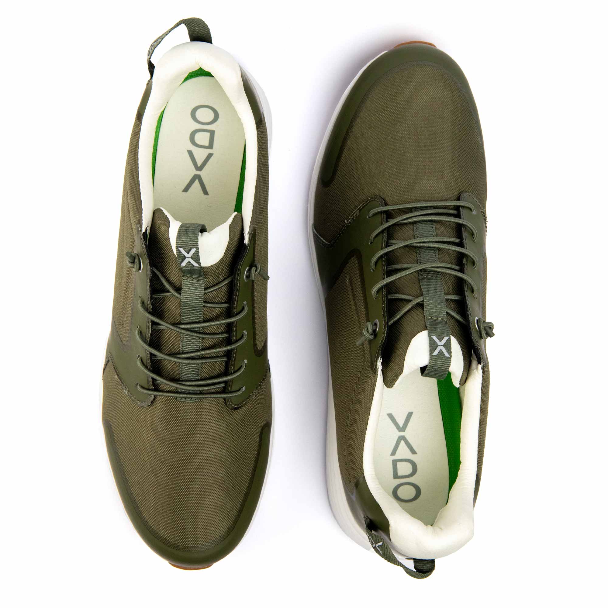 VADO Herren Sneaker TRAINER I oliv sportlich funktional Draufsicht
