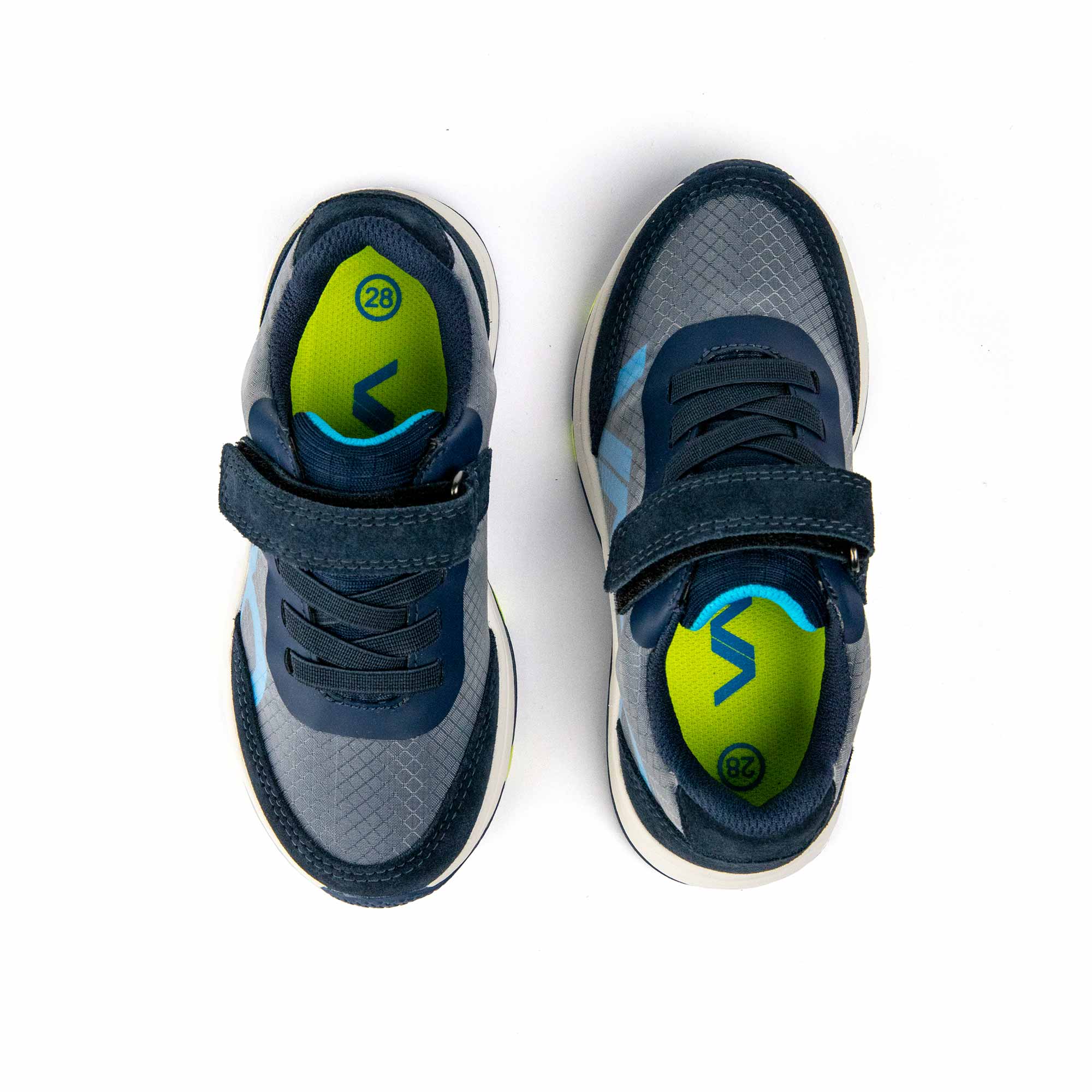 VADO Kids Sneaker ROOKY Lo Elastic Gore-Tex midnight Draufsicht