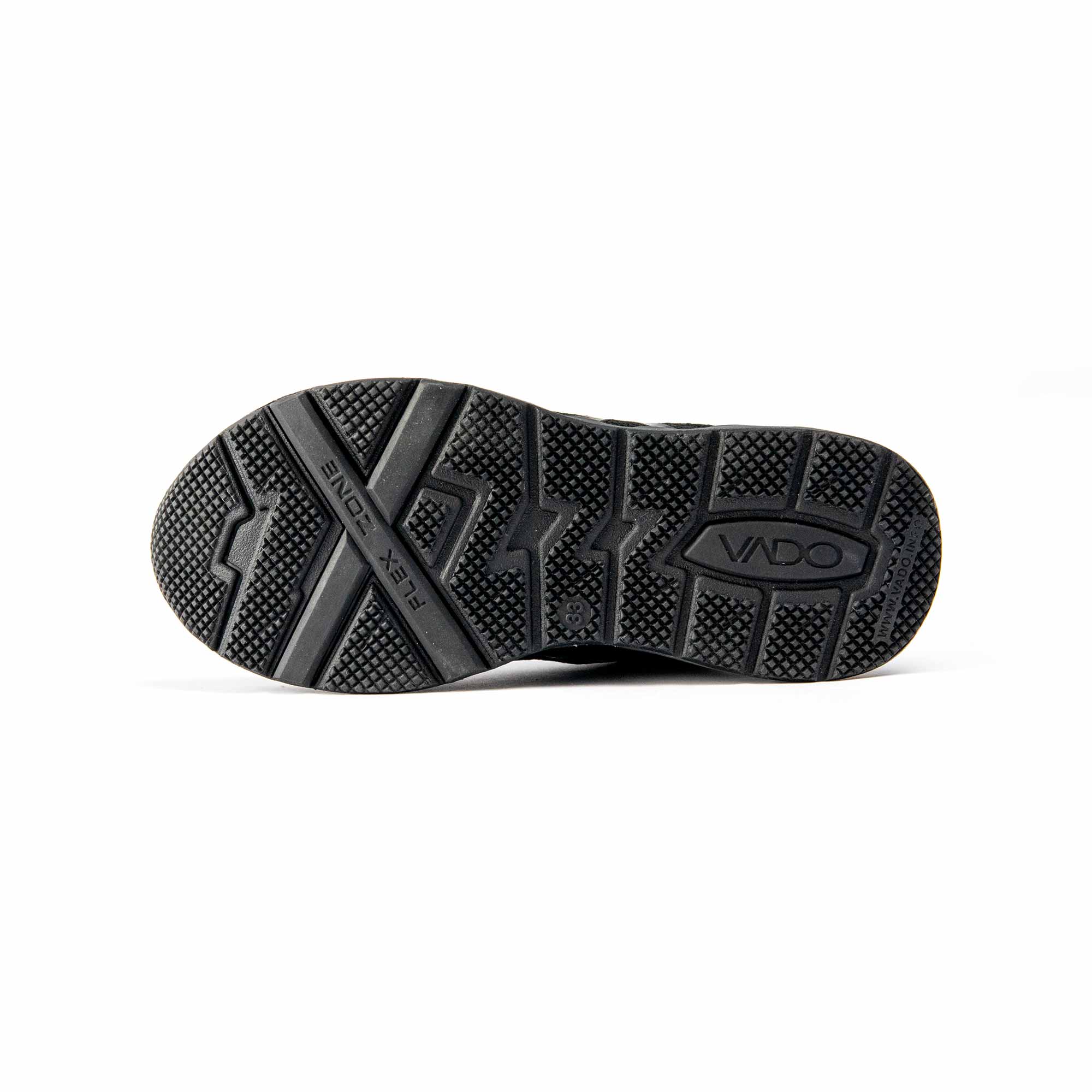VADO Kinder Sneaker atmungsaktiv AIR Lo BOA GTX Surround black Schuhsohle