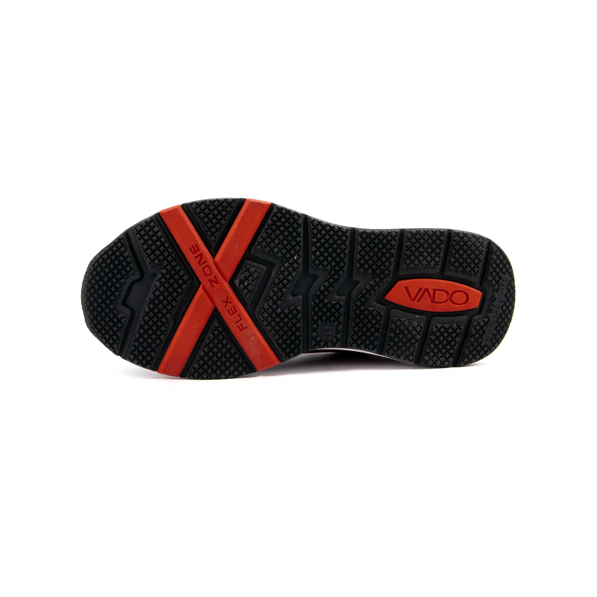 VADO Kinder Sneaker FADE LO BOA GTX - schwarz / rot