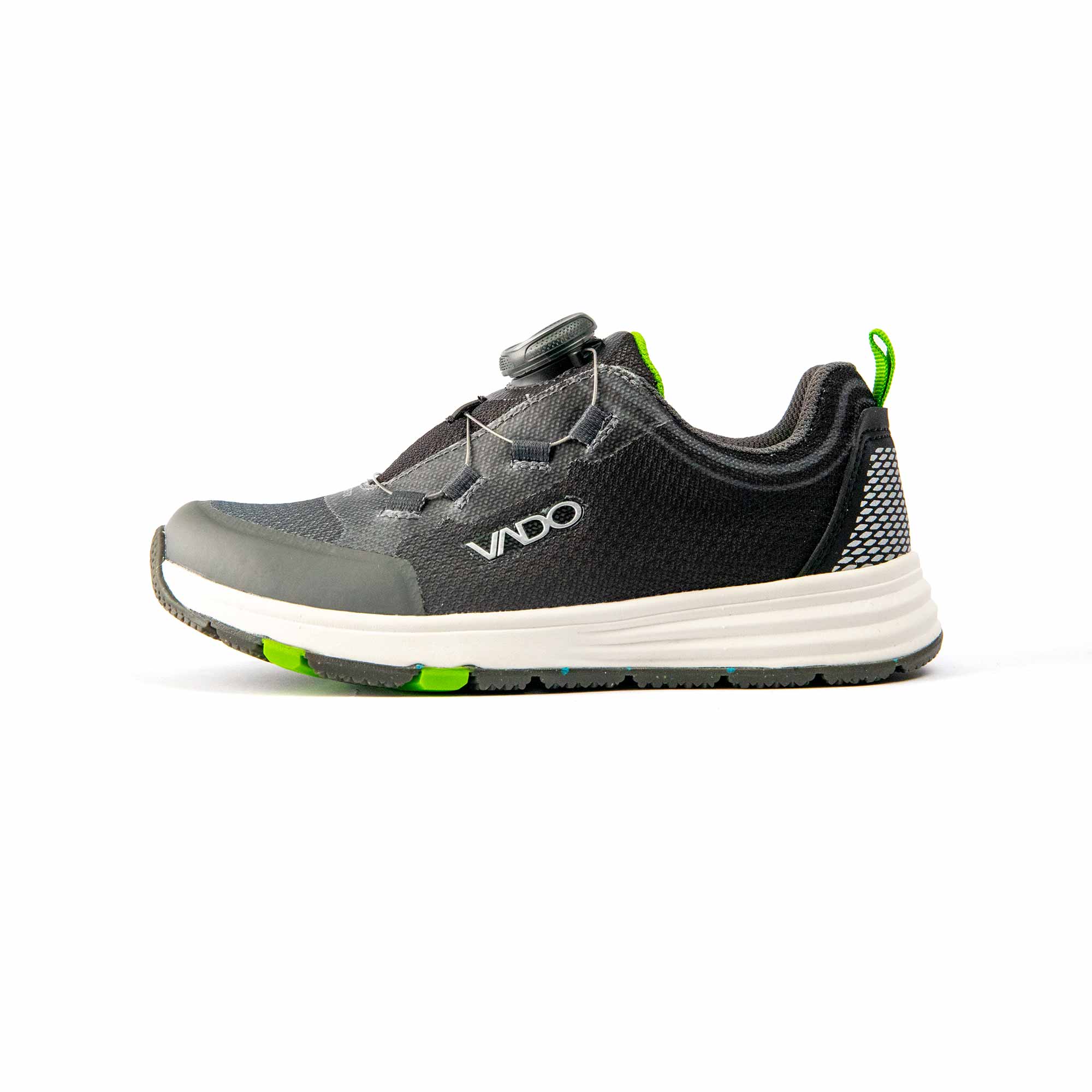 VADO Kinder Sneaker FADE Lo BOA GTX charcoal Seitenansicht