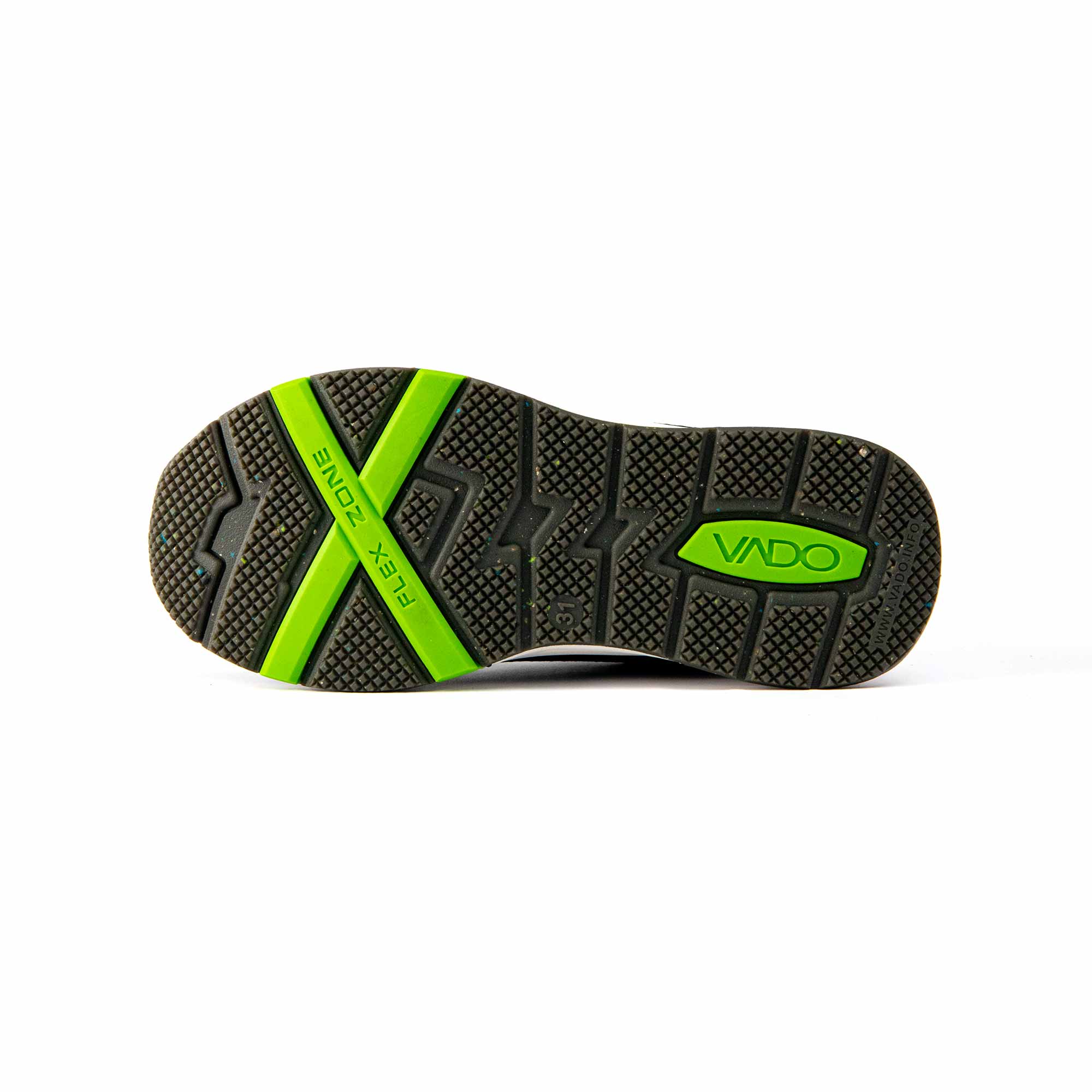 VADO Kinder Sneaker FADE Lo BOA GTX charcoal Sohlenansicht