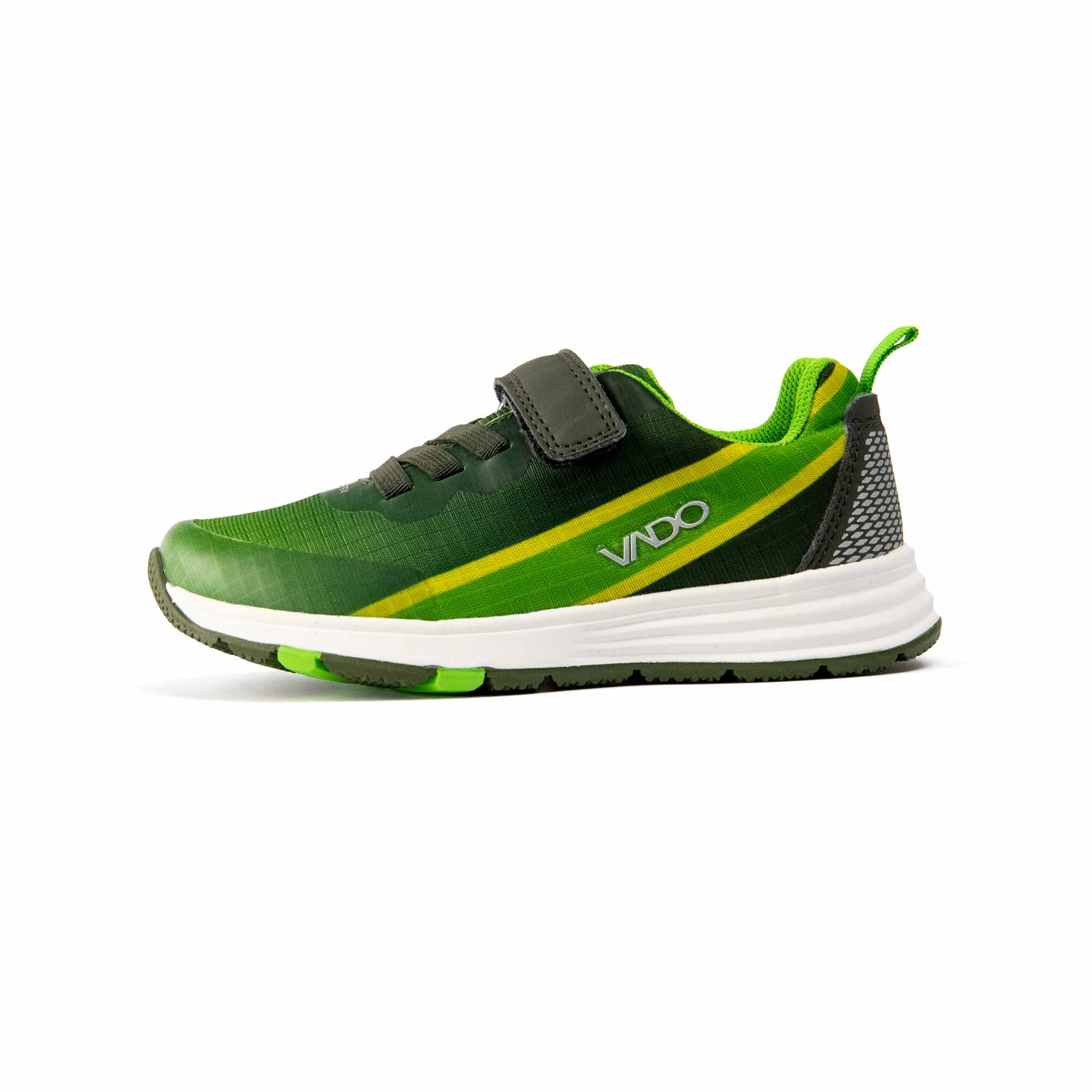 VADO Kindergarten Sneaker EVO Lo Elastic Gore-Tex Grün Seitenansicht