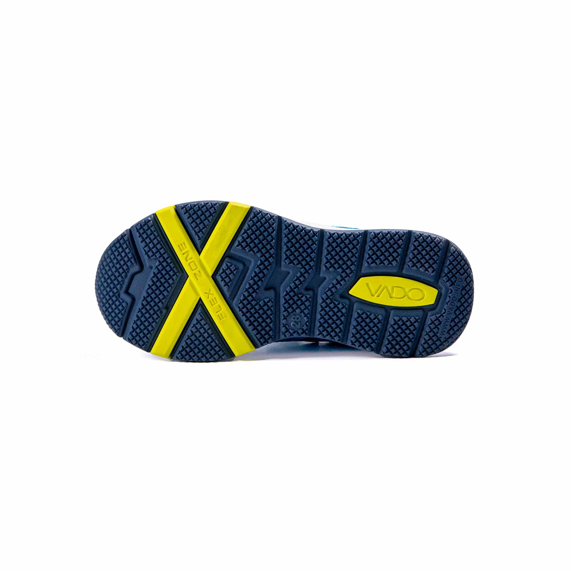 VADO Kindergarten Sneaker Jungen blau MIKEY Lo Elastic GTX Schuhsohle
