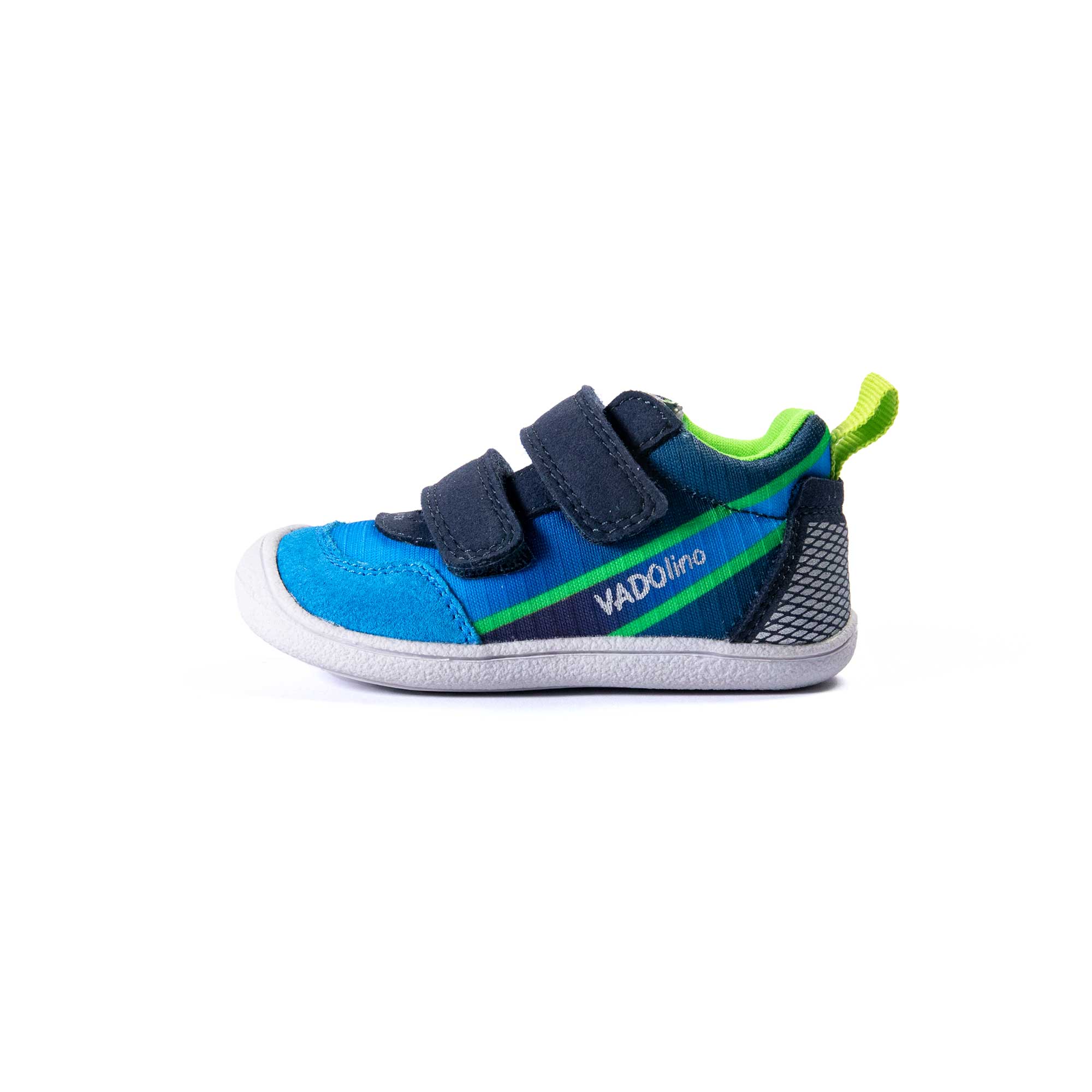 VADO Kleinkind Schuh MINISKY Velcro Vatex sea Seitenansicht