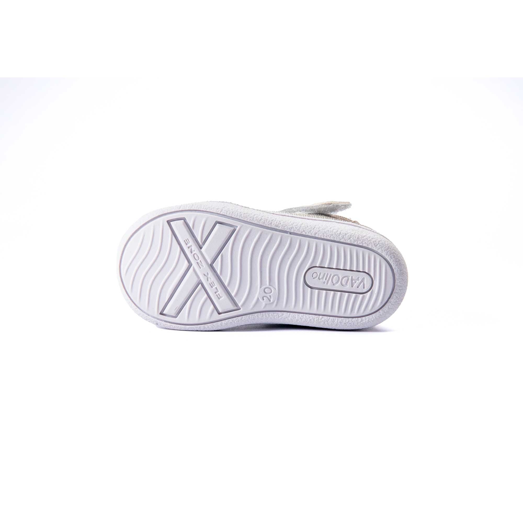 VADO Lauflern Sandale BEACH Elastic creme Schuhsohle