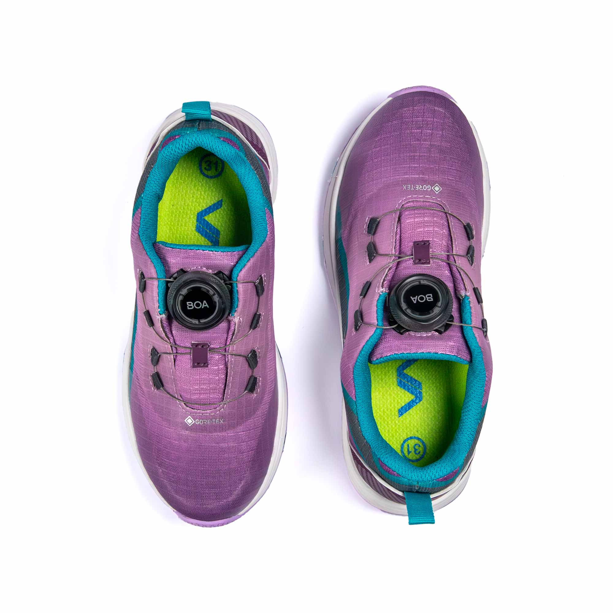 VADO Mädchen Sneaker SKY Lo BOA GTX lavender Draufsicht