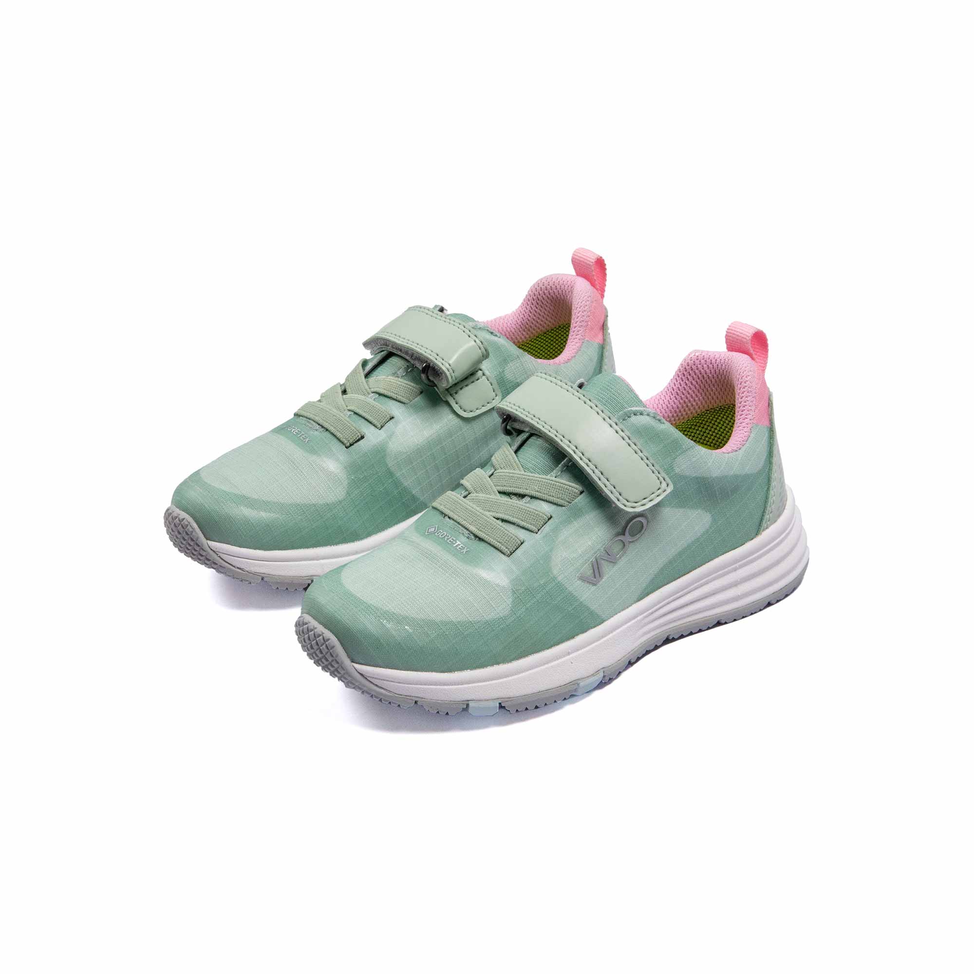 VADO Mädchenschuh SMILEY Lo Elastic GTX menta 45-Grad-Ansicht