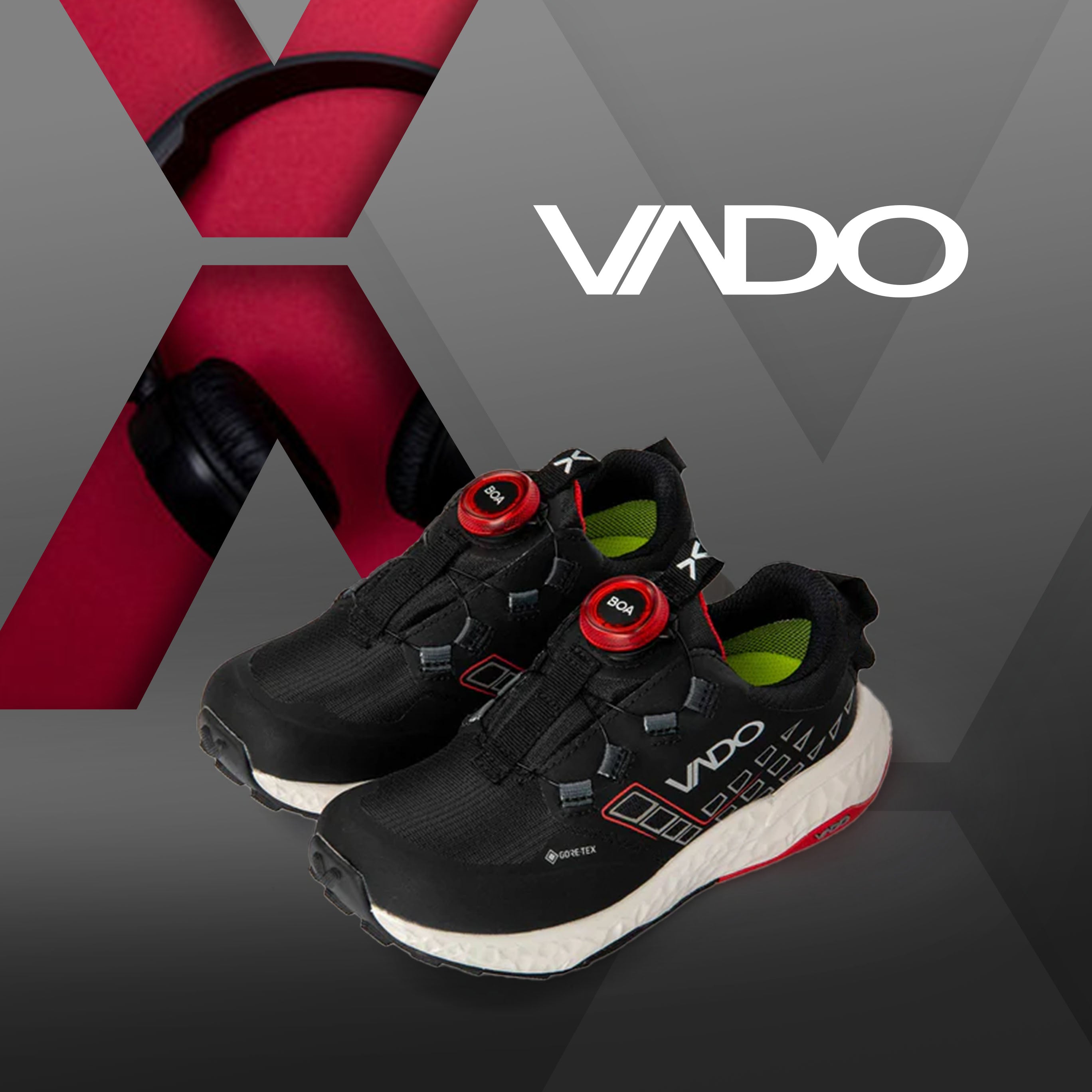 VADO TRACER Lo BOA GTX - black